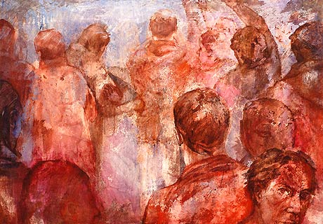 Marina Falco, "Fabio osserva la folla", 2007