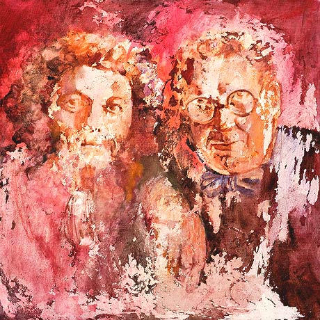 Marina Falco, "Philippe Daverio e Jean Blanchaert", 2008