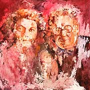 Marina Falco, "Philippe Daverio e Jean Blanchaert", 2008