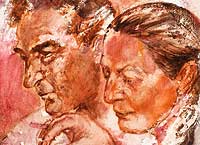 Marina Falco, "Dialogo, Luisa e Renato Villa", 2007